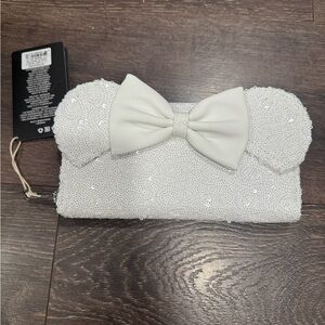 NWT Disney loungefly sequin bride wallet